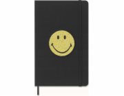 Zápisník Moleskine MOLESKINE L (13x21 cm), Smajlík, linkovaný, pevná vazba, 176 stran