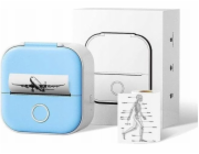 Phomemo Phomemo T02 tiskárna štítků Bluetooth termotiskárna na fotografie samolepky poznámky štítky / modrá