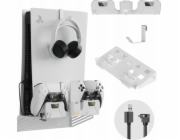 Držák na stěnu JYS + nabíječka 2 v 1 pro Sony PlayStation PS 5 / PS5 (PS5181)