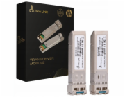 Extralink SFP+ 10G 2-balení | Modul SFP+ | 10Gbps LC/UPC 1310nm 10km single mode DOM vyhrazený pro HP/ARUBA