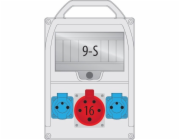 Pawbol Rozvodnice R-BOX 300R 1x16A/5p 2x250V 9S - B.18.300-2