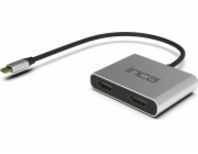 HUB USB Inca INCA adaptér ITPC-4 Typ C > 2xHDMI 4K30Hz, 1xUSB-A, 1xUSB-C