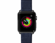 Laut LAUT Technical 2.0 kožený nylonový řemínek pro Apple Watch 42/44 mm – modrý