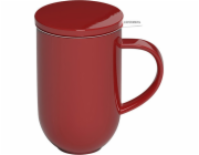 LOVERAMICS Loveramics Pro Tea - Hrnek s louhovačem 450 ml - Červený