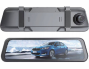 Hurtel DVR911 DVR do auta ve Full HD zrcátku G-senzor s couvací kamerou – šedá