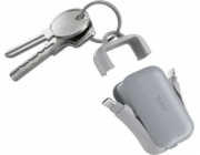 Powerbanka Rolling Square Powerbanka Rolling Square TAU2 2000 mAh pro klíčenky s USB-C/ Lightning/ Micro-USB konektory šedá - Záruka bezpečnosti. Jednoduché splátky. Doprava zdarma od 170 PLN.