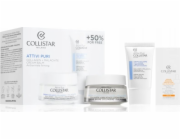 Collistar Sada COLLISTAR (kolagenový balzámový krém + pleťové mléko s kyselinou salicylovou 15 ml + vzorek samoopalovacích kapek + kosmetická taštička)