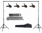 Massa Studio Set Ateliér pro závěsné pozadí 210x152-304cm 4x pouzdro na klip
