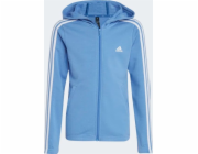 Mikina Adidas Dívčí mikina adidas 3 Stripes Full-Zip Hoodie IS2632