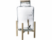 Secret de Gourmet Jar s kohoutkem, na stojánku, 8L, sklo