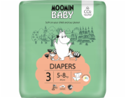 Muumi MOOMIN Baby, 3 MIDI plenky (5-8 kg), 48 ks. EKO