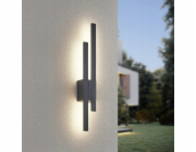 DELIGHT Trio Tawa 221460242 venkovní nástěnné svítidlo IP54 2x9W LED 3000K antracitové nástěnné svítidlo