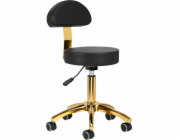 Activeshop Kosmetická stolička AM-304G zlatá černá