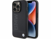 BMW Pouzdro Bmw Bmhmp15Lsllbk Iphone 15 Pro 6.1 Black Magsafe Leather Hot Stamp