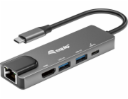 USB HUB Equip Multifunkční USB-C 5v1