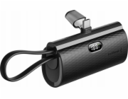 Powerbanka ForCell FORCELL F-ENERGY Power Plug F5K3 powerbanka 5 000mAh s vestavěným Type-C PD konektorem 20W černá