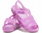 Crocs Crocs Isabella Jelly Dětské sandály 209837-6WQ Růžová 34/35