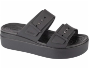 Crocs Crocs Brooklyn sandál na nízkém klínu 207431-001 Černá 36/37