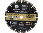 INDICKÝ PROFESIONÁLNÍ DIAMANTOVÁ ČEPEL 230mm TURBO ŘEZNÝ SEGMENT INDICKÝ PROFESIONÁL