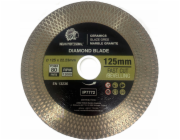 INDICKÁ PROFESIONÁLNÍ DIAMANTOVÁ ČEPEL 125 mm x 1,9 mm x 22,2 mm RYCHLÝ ŘEZ INDICKÝ PROFESIONÁL