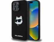 Karl Lagerfeld Pouzdro KARL LAGERFELD pro IPHONE 16 Pro Max kompatibilní s MagSafe KLHMP16XSCHPPLK (Sil Choupette Head Print) černé