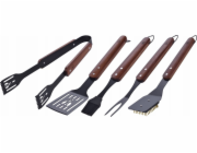 Laguiole Tradition Laguiole BBQ-Set Gummibaumholz 5 tlg.