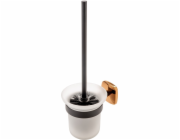 FDesign Merida WC kartáč závěsné růžové zlato + černá (FD6-MRD06-25)