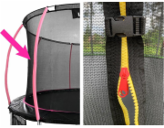 Vnitřní síť Lean Sport pro trampolínu Sport Max 10 stop růžová