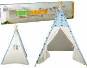 Dětský stan LeanToys Tipi Indian Clouds Waterproof Garden