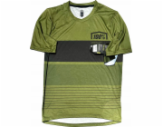 100% Pánské tričko 100% AIRMATIC Jersey krátký rukáv Army vel. M (NOVINKA 2023)