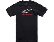 Tričko Alpinestars ALPINESTARS ALWAYS 2.0 CSF TEE, černá/bílá/červená Velikost: XXL