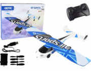 LeanToys R/C Plane 4D-G3 Lights White Blue