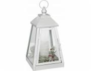 Kovová lucerna Atmosphera s LED svíčkou, 32 x 17 cm