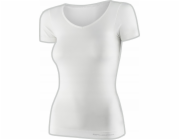 Brubeck SS1398W Dámské tričko s krátkým rukávem COMFORT MERINO krémové L