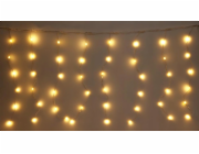 CORTINA osvětlení vánočního stromku OSVĚTLENÍ VÁNOČNÍHO STROMU SVĚTELNÁ ZÁVĚS VNĚJŠÍ/VNITŘNÍ 240 LED 600X60CM S DÁLKOVÝM OVLÁDÁNÍM TEPLÁ BÍLÁ