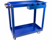 Rockforce Tool Trolley Vozík na nářadí, dílenský vozík se 2 policemi, na kolečkách