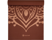 Gaiam GAIAM INTENSE RUST SUNNDIAL LAYERS YOGA MAT 5MM 65738