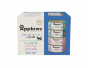 APPLAWS Fish selection multipack in broth - mokré krmivo pro kočky - 12x70g