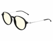 GUNNAR kancelářske/herní brýle LOOP ONYX/MERCURY  * čirá  skla  * BLF 35 *GUNNAR focus