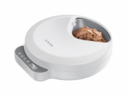 Krmítko pro kočky Rojeco F26 4 Meals Button Version s 2 ledovými balíčky (bílé)