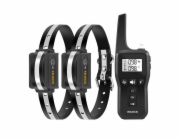 Rojeco PD529 1000m výcvikový obojek pro psy se 2 obojky (černý)