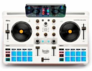 Hercules mixážní pult DJControl Mix Ultra, Bluetooth, vestavěná baterie, bílá (4780942)