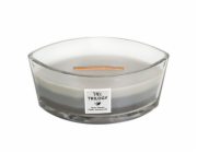 Svíčka Trilogy WoodWick, Hřejivé dřevo, 453.6 g