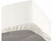 Douceur d`Interieur Interiérový design Napínací prostěradlo 160 x 200 cm, barva slonové kosti