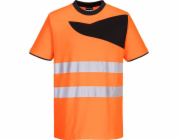 Portwest PW213 - Tričko s výstrahou PW2 - žluto-černé XL
