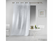 Douceur d`Interieur Závěs do obývacího pokoje s efektem lnu 140 x 240 cm, HALTONA, bílý