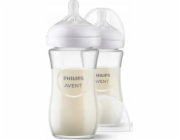 Avent SCY933/02 RESPONSIVNÍ SKLENĚNÁ LAHEV PŘÍRODNÍ 2x240ml