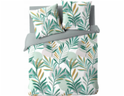 Douceur d`Interieur Ložní souprava s listovým vzorem pro interiérový design, LOUNA, 240 x 220 cm