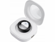 OEM Chytré hodinky Smart Ring R11M - ocelový chytrý prsten s nabíjecí stanicí velikost 12 (21,4 mm) černý