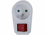 Esperanza ELK301W Elektrický rozdělovač s 1 zásuvkou Bílý
